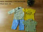 Pakketje voor jongens - maat 68 (mayoral + fred & ginger), Mayoral, Ophalen of Verzenden, Zo goed als nieuw, Setje