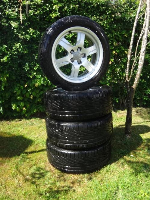 Originele Audi-set met banden, Auto-onderdelen, Banden en Velgen, Banden en Velgen, Zomerbanden, 17 inch, Gebruikt, Ophalen