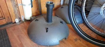 Parasolvoet  handson 25kg (2stuks) zwart, Enlèvement, Comme neuf