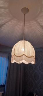 Geborduurd/ haakwerk hang lamp, Huis en Inrichting, Ophalen, Zo goed als nieuw