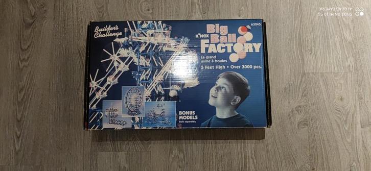 K'nex ballenfabriek + 6 extra sets, Kinderen en Baby's, Speelgoed | Bouwstenen, Gebruikt, K'nex, Ophalen of Verzenden