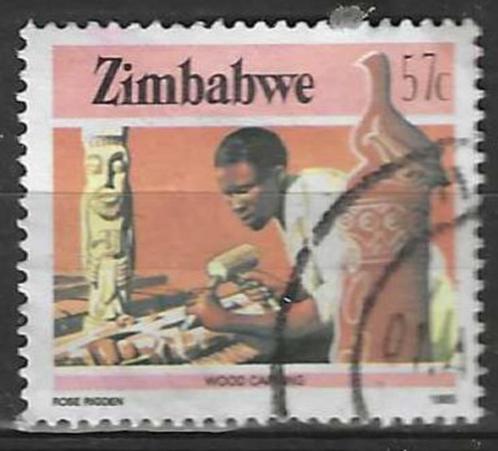 Zimbabwe 1985 - Yvert 101 - Het leven in Zimbabwe (ST), Timbres & Monnaies, Timbres | Afrique, Affranchi, Zimbabwe, Envoi