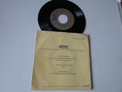 JOHANN SEBASTIAN BACH, TOCCATA, SINGLE, Cd's en Dvd's, Vinyl | Klassiek, Gebruikt, Classicisme, Opera of Operette, Overige formaten
