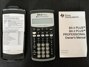 Texas Instruments BA-II Plus (als nieuw)