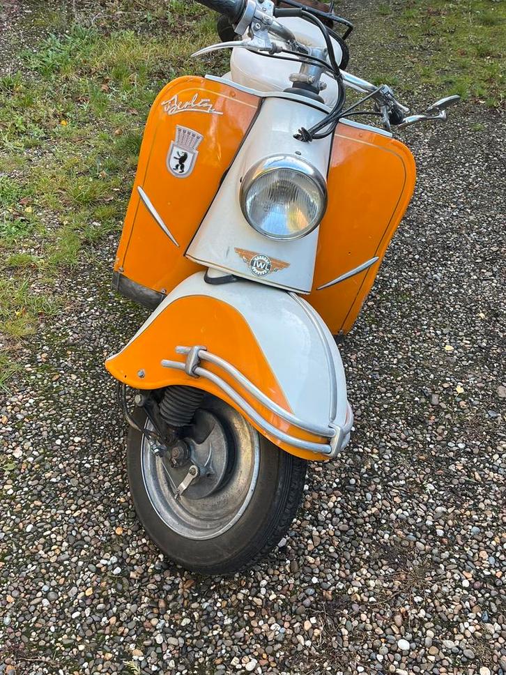 Iwl berliner roller scooter + onderdelen, Motoren, Motoren | Oldtimers, Scooter, 11 kW of minder, 1 cilinder, Ophalen