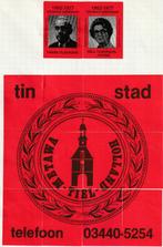 puzzel   metawa-tiel-holland tin stad  12 etiketten plus 2 e, Collections, Articles de fumeurs, Briquets & Boîtes d'allumettes