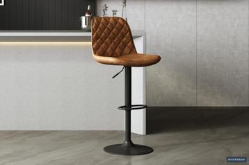 Nieuw barkruk kleur cognac 75 euro per stuk p.u., Enlèvement, Réglable en hauteur, Neuf
