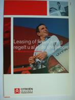 Citroën Leasing/Financiering C5/C3 Pluriel specs Brochure Ca, Verzenden, Zo goed als nieuw, Citroën