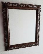 Vintage spiegel met mooie houten omlijsting, Ophalen