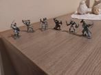 6 Figuurtjes / Ridders / W. Germany, Kinderen en Baby's, Speelgoed | Actiefiguren, Verzenden, Gebruikt