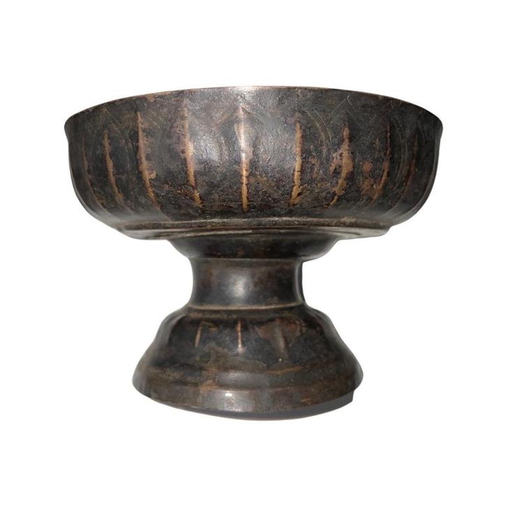 Kleine identificeerbare beker van Aziatisch zwart metaal, Antiek en Kunst, Curiosa en Brocante, Ophalen of Verzenden