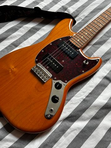 Fender Player Mustang 90 PF vieilli naturel, Enlèvement, Fender