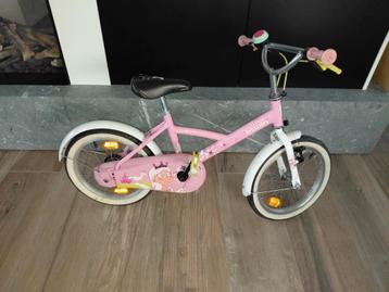 Btwin 16inch princess kinderfiets beschikbaar voor biedingen