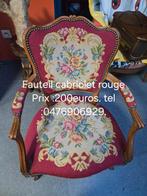 Fauteil Cabriolet rouge., Enlèvement