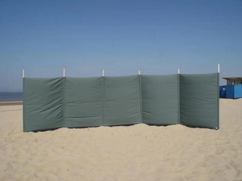 6m Effen Grijs (met groene tint) Dralon Windscherm - 6m, Caravanes & Camping, Pare-brise, Comme neuf, Enlèvement