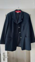 Dames blazer / vest voor de lente - maat 44 (vintage mode), Comme neuf, Bleu, Taille 42/44 (L), Enlèvement