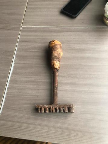 Oude stempel desimpel, Enlèvement