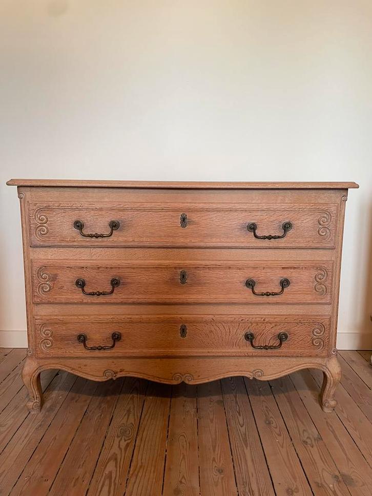 Houten authentieke ladenkast, Huis en Inrichting, Kasten | Ladekasten, Gebruikt, Minder dan 100 cm, 100 tot 150 cm, 25 tot 50 cm