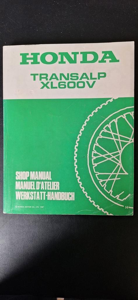 Honda XLV600V Transalp Manuel d´atelier, Motos, Modes d'emploi & Notices d'utilisation, Honda, Enlèvement