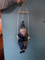 Clown pop met porseleinen gezicht, Verzamelen, Ophalen of Verzenden, Zo goed als nieuw, Pop