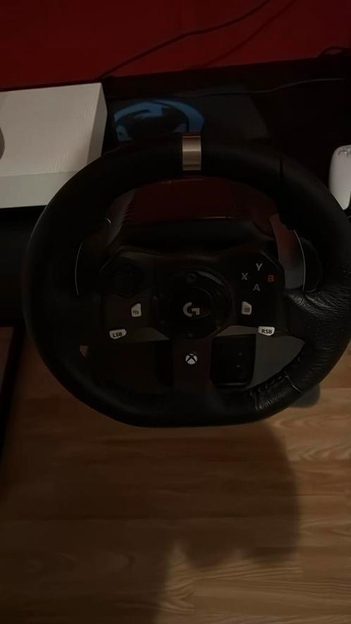 Logitech g920 + pedalen + shifter, Games en Spelcomputers, Spelcomputers | Xbox | Accessoires, Zo goed als nieuw, Xbox One, Xbox Series X