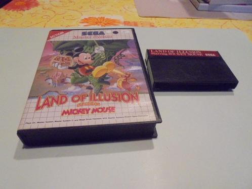 Sega Master System Land of Illusion Starring Mickey Mouse (o, Games en Spelcomputers, Games | Sega, Gebruikt, Master System, Avontuur en Actie