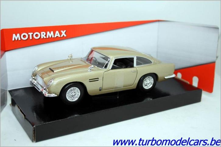 Aston Martin DB5 1/24 Motormax, Hobby en Vrije tijd, Modelauto's | 1:24, Nieuw, Auto, Motormax, Verzenden