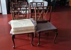 4 stoelen op te maken, Huis en Inrichting, Stoelen, Ophalen, Hout, Gebruikt, Bruin