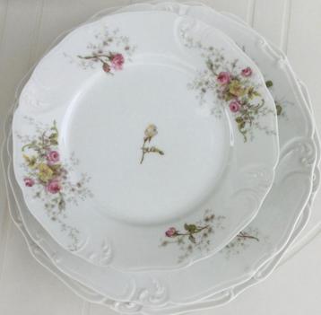 Porseleinen Eetservies Limoges 61 stuks  Set: 75€ beschikbaar voor biedingen
