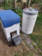 Mazoutketel met inox boiler en brander bwj2018, Doe-het-zelf en Bouw, Ophalen, Zo goed als nieuw, Boiler
