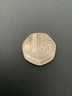 Munt fifty pence, Ophalen of Verzenden, Overige landen, Losse munt