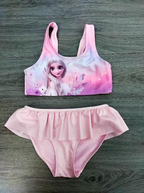 Bikini frozen maat 134/140, Enfants & Bébés, Maillots de bain pour enfants, Comme neuf, Ensemble de bikini, Taille 134, Fille