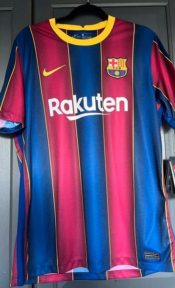 Nouveau chemise/maillot de football du FC Barcelone  L  disponible aux enchères