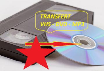 je copie vos cassettes VHS sur DVD ou usb, Enlèvement ou Envoi