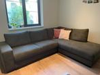 Hoekzetel donkergroen met lounge & slaapfunctie - YGO, Ophalen, Zo goed als nieuw, Stof