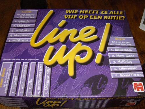 bordspel   Line-up  (verzenden kan ook), Hobby en Vrije tijd, Gezelschapsspellen | Bordspellen, Zo goed als nieuw, Ophalen