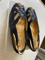 Damesschoenen – sandalen – zgan, Blauw, Zo goed als nieuw, Peron, Sandalen of Muiltjes