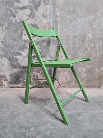 GROTE partij retro vintage houten KLAPSTOELEN lot plooistoel beschikbaar voor biedingen