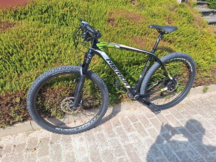 Superbe velo full carbonne  merida big nine taille xl, Fietsen en Brommers, Fietsen | Mountainbikes en ATB, Merida, Ophalen