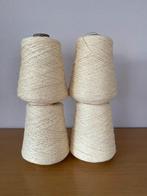 4 bobijnen ecru katoen, Hobby en Vrije tijd, Ophalen, Zo goed als nieuw, Breien, Wol of Garen