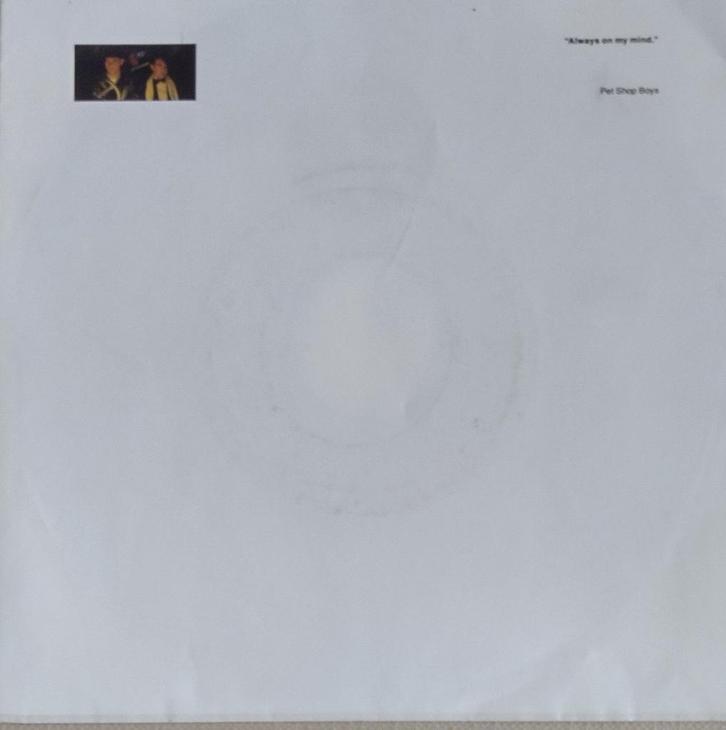 Pet Shop Boys - Always on my mind, CD & DVD, Vinyles Singles, Comme neuf, Single, Pop, 7 pouces, Enlèvement ou Envoi