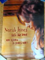 NORAH JONES FEELS LIKE HOME - RARE OFFICIAL PROMO POSTER, Musique, Affiche ou Poster pour porte ou plus grand, Envoi, Neuf