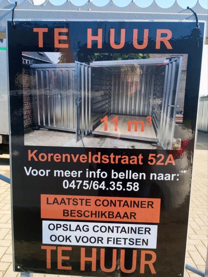 Opslagplaats of container te huur, Immo, Garages en Parkeerplaatsen