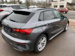 Audi A3 40 TFSI e S line PHEV PLUG-IN HYBRID MET GARANTIE, Autos, Audi, Argent ou Gris, Achat, Entreprise, Noir