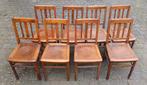 Originele vintage cafe stoelen, Huis en Inrichting, Stoelen, Vijf, Zes of meer stoelen, Gebruikt, Hout, Ophalen