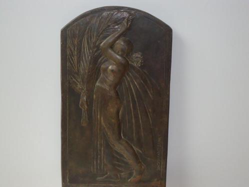 bronze Art Nouveau Joseph Witterwulghe Demeter allégorie, Antiquités & Art, Art | Sculptures & Bois, Enlèvement ou Envoi