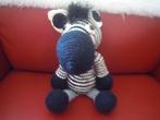 gehaakte zebraknuffel (pamperdoos), Kinderen en Baby's, Speelgoed | Knuffels en Pluche, Ophalen of Verzenden, Nieuw