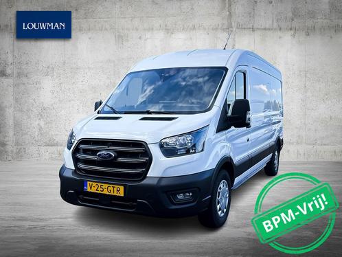 Ford Transit 350 2.0 TDCI L3H2 Trend SYNC4 Navigatie Trekhaa, Auto's, Bestelwagens en Lichte vracht, Bedrijf, ABS, Centrale vergrendeling