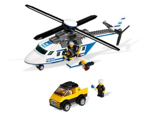 LEGO 3658: politiehelikopter, ZGAN, 100% compleet!, Enfants & Bébés, Jouets | Duplo & Lego, Comme neuf, Lego, Ensemble complet