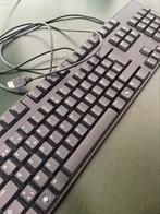 Dell Azerty Keyboard Zwart, Computers en Software, Toetsenborden, Ophalen, Azerty, Zo goed als nieuw